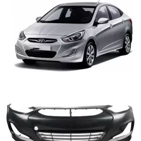 Parachoque Funda Delantero Hyundai Accent Rb con rejilla 2016 2017 1r000