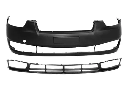 Parachoque Funda Delantero Hyundai Accent 2010 Con Rejilla